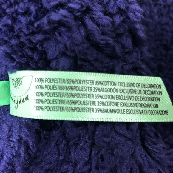 Bloomingdale’s Honeydew Hold Me Tight Reversible Wrap Cardigan Kimono Purple - Picture 11 of 13